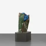 Kennedy Yanko, Anoint, 2019, paint skin and metal, on artist's base