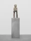 The fair by Ugo Rondinone, 2018, bluestone, stainless steel and concrete, sold May 2025