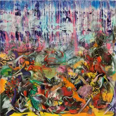 Ali Banisadr, Say My Name, 2013, oil on linen