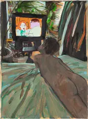 Jenna Gribbon, Midday watch, 2020, oil on linen