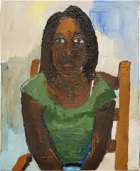 Untitled by Henry Taylor, 2006, acrylic on canvas, sold May 2025