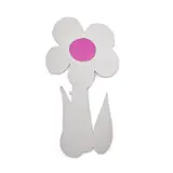 Jeff Koons, Inflatable Flower (Pink), 2000, mirror-polished stainless steel with transparent color coating