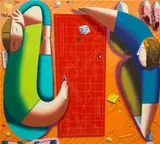 Eleanor Swordy, Snakes and Ladders, 2019, oil on canvas