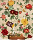 Genevieve Gaignard, Salty Karens, 2020, mixed media on panel