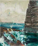 Hernan Bas, L'etrate, 2005, water-based oil on paper