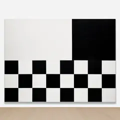 SS Blackheart by Joe Bradley, 2014, acrylic on canvas, in 3 parts, offered May 2025