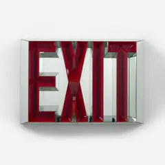 Doug Aitken, EXIT, 2013, glass, mirror and powder-coated steel
