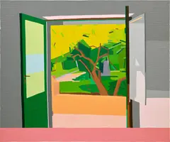 Guy Yanai, Tree Outside, 2019, oil on canvas