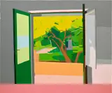 Guy Yanai, Tree Outside, 2019, oil on canvas