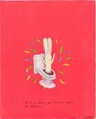 Atsushi Kaga, A tremendous appetite for an adventure, 2009, acrylic on board