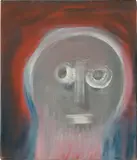 Miriam Cahn, mir selber fremd 25. 1. 05 schnell weg! 17. 4. 05, 2005, oil on canvas