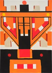 Robert Nava, Truck T4 War God, 2014, acrylic on canvas