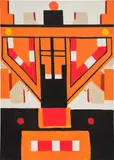 Robert Nava, Truck T4 War God, 2014, acrylic on canvas