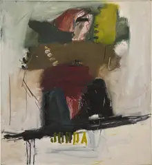 Larry Rivers, Arab King Hussein at the U.N., 1960, oil on canvas