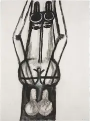 Amy Sillman, Untitled, 2011, charcoal on paper
