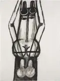 Amy Sillman, Untitled, 2011, charcoal on paper