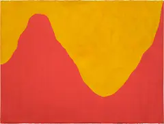 Irregular Form by Sol LeWitt, 1997, gouache on paper, sold Feb 2025