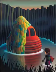 Jordi Ribes, Amazing Stories, 2010, oil on canvas