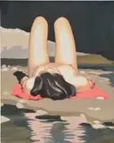 Molly Bounds, River Day, 2021, oil and acrylic on canvas