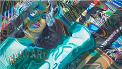 Caitlin Cherry, Overlocked Leviathan, 2018, oil on canvas