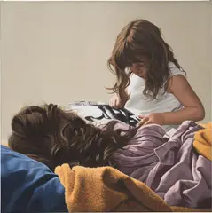 Gérard Schlosser, C’est qui elle ?, 1992, oil on canvas