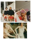 Three works: (i) John & Paula, hay, CX 1000 ; (ii) Paula & John, hard on ; (iii) John & Paula, sitting bottomless by Wolfgang Tillmans, 1994, chromogenic print, sold Feb 2025