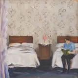 Caroline Walker, Twin Room, 2004, oil on canvas