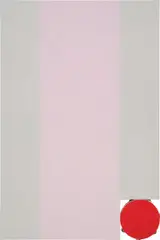 Paul Lee, Purple Water, 2018, acrylic on canvas over panel and tambourine