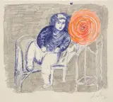 Sandro Chia, Untitled No. 31, 1985, graphite, ballpoint pen and watercolor on paper