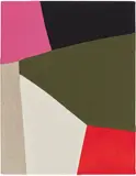 Sarah Crowner, Untitled, 2010, oil on sewn canvas, cloth and linen