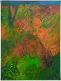 Soumya Netrabile, Fever Dream, 2023, oil on canvas, in artist's frame