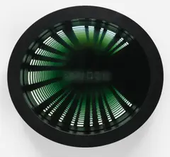 Iván Navarro, Abandon (Agbar Tower), 2011, neon, mirror, Plexiglas, wood and paint