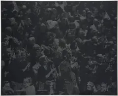 Wayne Gonzales, Cheering Crowd, 2007, acrylic on canvas