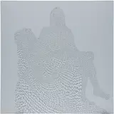 Thomas Bayrle, Pietà Blue Telefon, 2015, silkscreen on canvas
