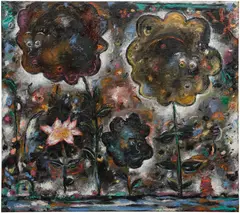 Ellen Gronemeyer, Ich häng an Dir, 2012, oil on canvas