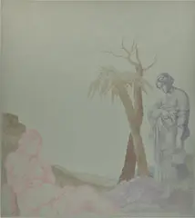 Sergej Jensen, Untitled, 2014, acrylic on linen