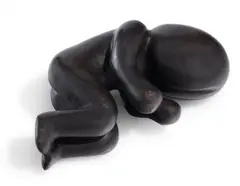 Dickhead Baby by Atelier Van Lieshout, 2008, bronze with black patina, sold Dec 2025