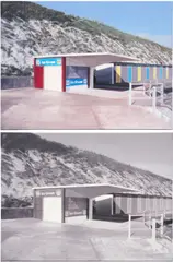 Paul Winstanley, Two works: (i) Shack 1 (color); (ii) Shack 2 (black and white), 2002, oil on linen