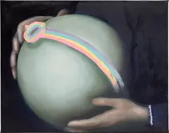 Louise Giovanelli, The Globe, 2016, oil on canvas