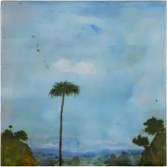 Joan Nelson, Untitled (#312), 1991, oil and wax on panel