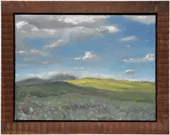 Louis Eisner, Preludes, 2022, oil on canvas, in artist's chosen frame