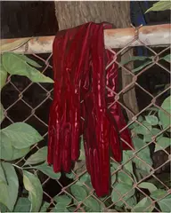 Noelia Towers, Hang To Dry, 2022, oil on canvas