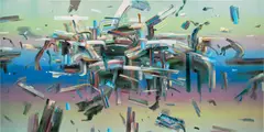 Tomory Dodge, Levitate, 2006, oil on canvas
