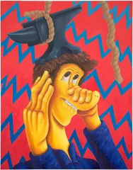 Nicasio Fernandez, Headache, 2022, oil on canvas