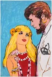 Walter Robinson, Love Doctor, 2018, acrylic on canvas