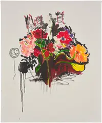 Emily Sundblad, Untitled ("A few women are existing to maintain the surface that heterosexuality is still conceivable"), 2011, oil on canvas