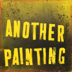 Mark Flood, Another Painting, acrylic and spray paint on canvas