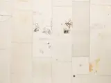 Ross Iannatti, Hysteresis/Medium no. 3, 2014, silicone coated nylon fabric and sodium azide residue on canvas