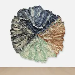 Brie Ruais, Four Armed Compass, 2013, pigmented and glazed ceramic