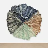 Brie Ruais, Four Armed Compass, 2013, pigmented and glazed ceramic